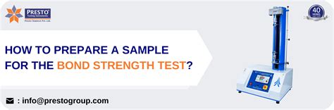 bond strength test sample